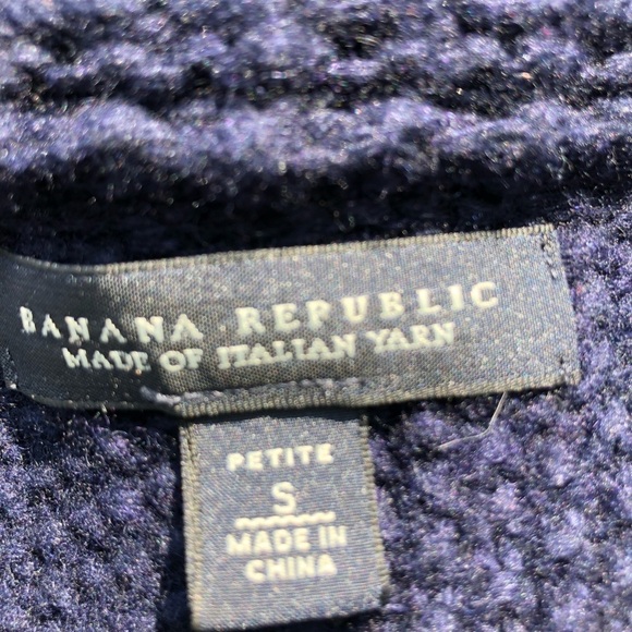 Banana republic navy knit duster sweater - Picture 8 of 8
